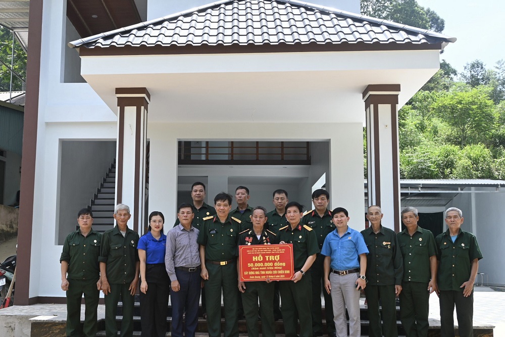 Hội Cựu chiến binh, Đoàn Thanh niên Khối các cơ quan và doanh nghiệp tỉnh tổ chức Khánh thành nhà 