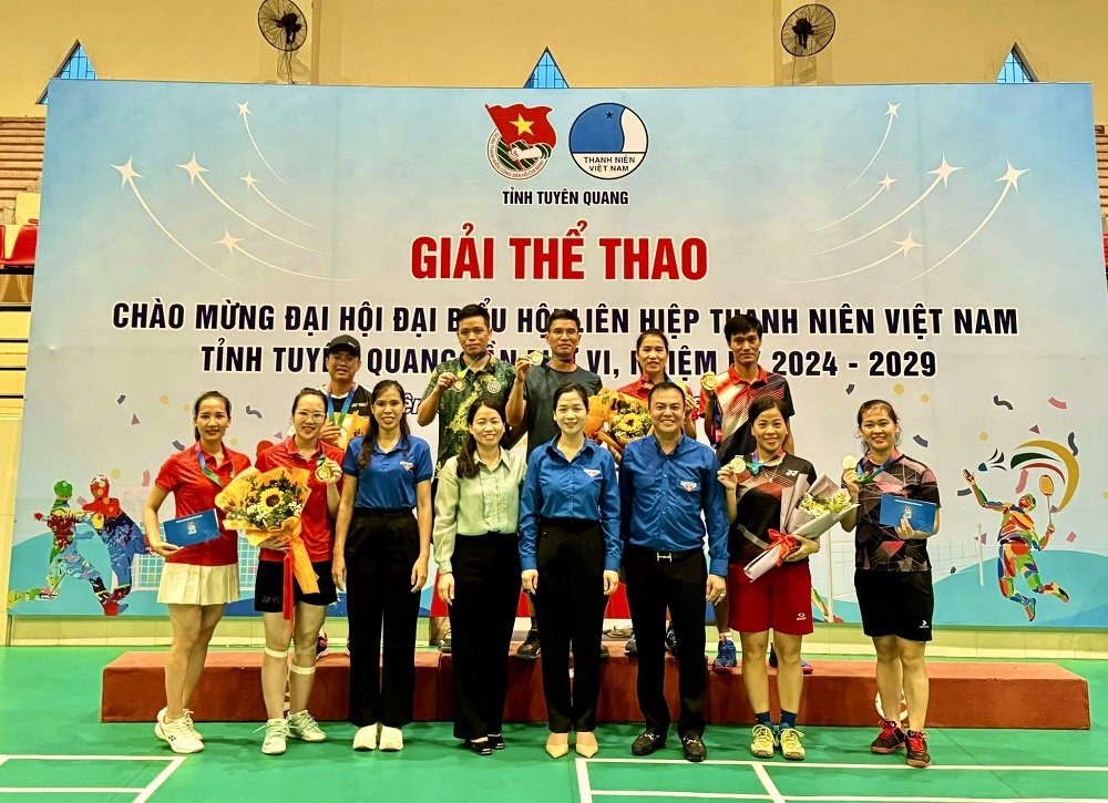 Đoàn Khối các cơ quan và doanh nghiệp tỉnh tham gia Giải thể thao chào mừng Đại hội đại biểu Hội Liên hiệp thanh niên Việt Nam tỉnh Tuyên Quang lần thứ VI, nhiệm kỳ 2024-2029 do Tỉnh đoàn tổ chức